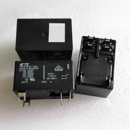 T92S7A12-240 Power Relay 30A 240VAC 6 Pins x 2PCS NEW - Picture 4 of 4