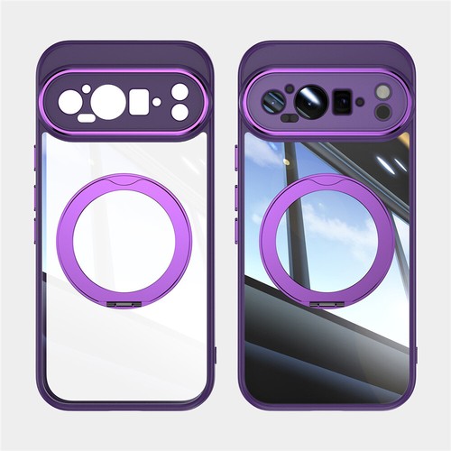 For Google Pixel 9 Pro XL 8A Shockproof Magsafe Rotating Ring Stand Case Cover - Picture 40 of 73