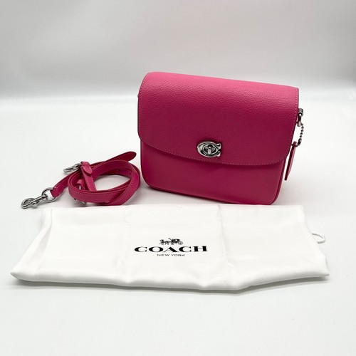 Coach Petunia Pebbled Leather Cassie Bag 19 Crossbody CP211 - Picture 10 of 12
