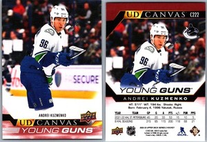 22-23 UPPER DECK YOUNG GUNS UD CANVAS ANDREI KUZMENKO RC #C222 VANCOUVER CANUCKS
