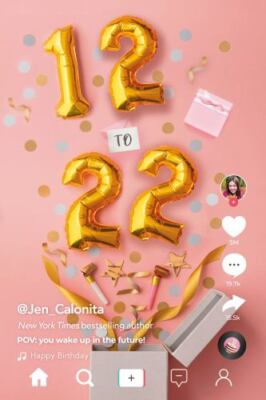 12 to 22: POV You Wake Up in the Future! - paperback, 0593433394, Jen Calonita