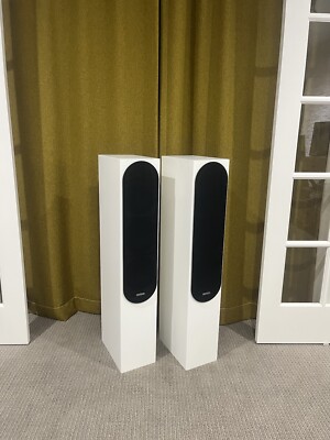 MONITOR AUDIO SILVER 300 6G FLOOR STANDING SPEAKERS (PAIR) SATIN WHITE
