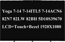 NEW 14" FHD Lcd Touch Screen Bezel Assembly For Lenovo Yoga 7-14 Yoga 7-14ITL5.