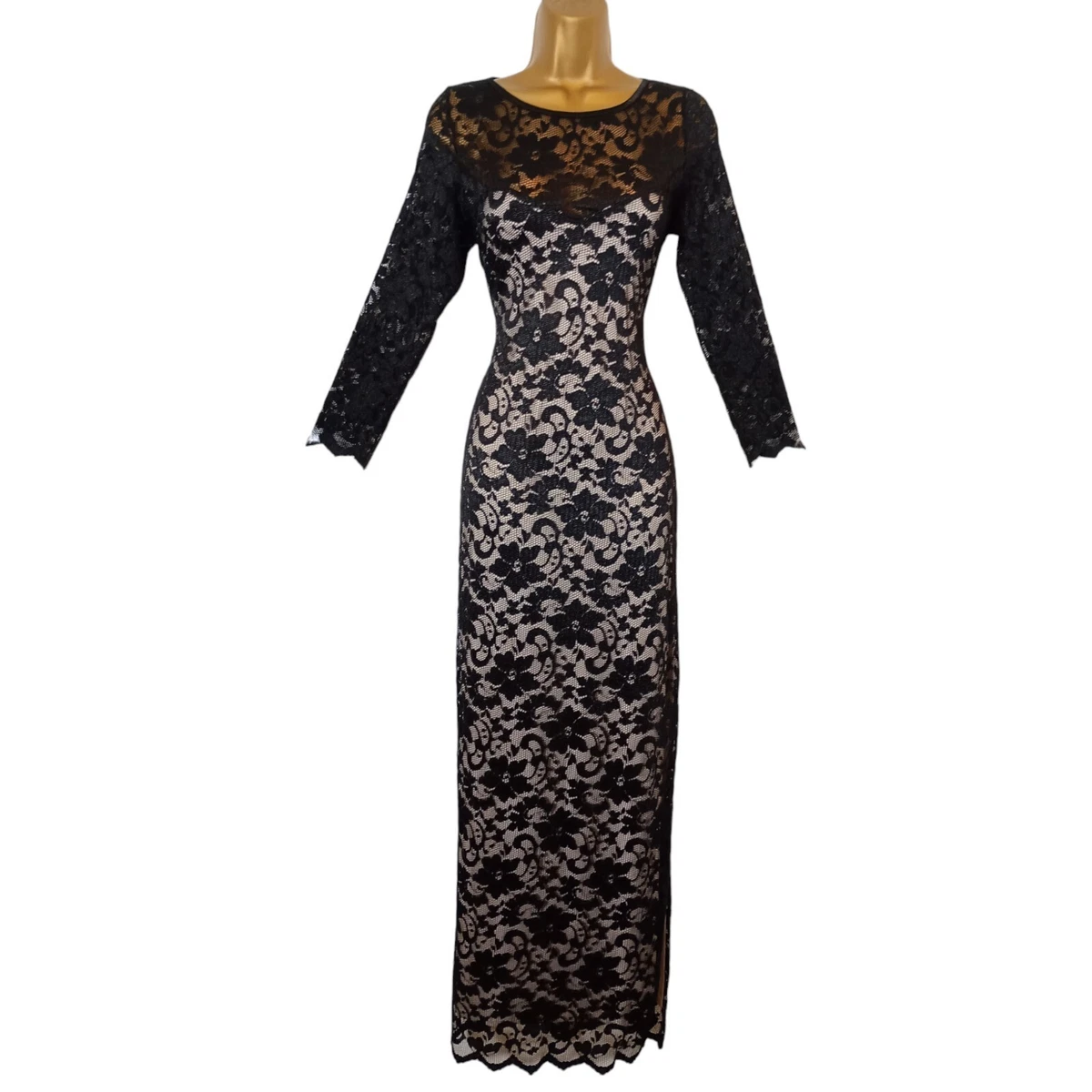fishtail lace midi dress Nude Fishtail Hem Lace Midi Dress – AX Paris US