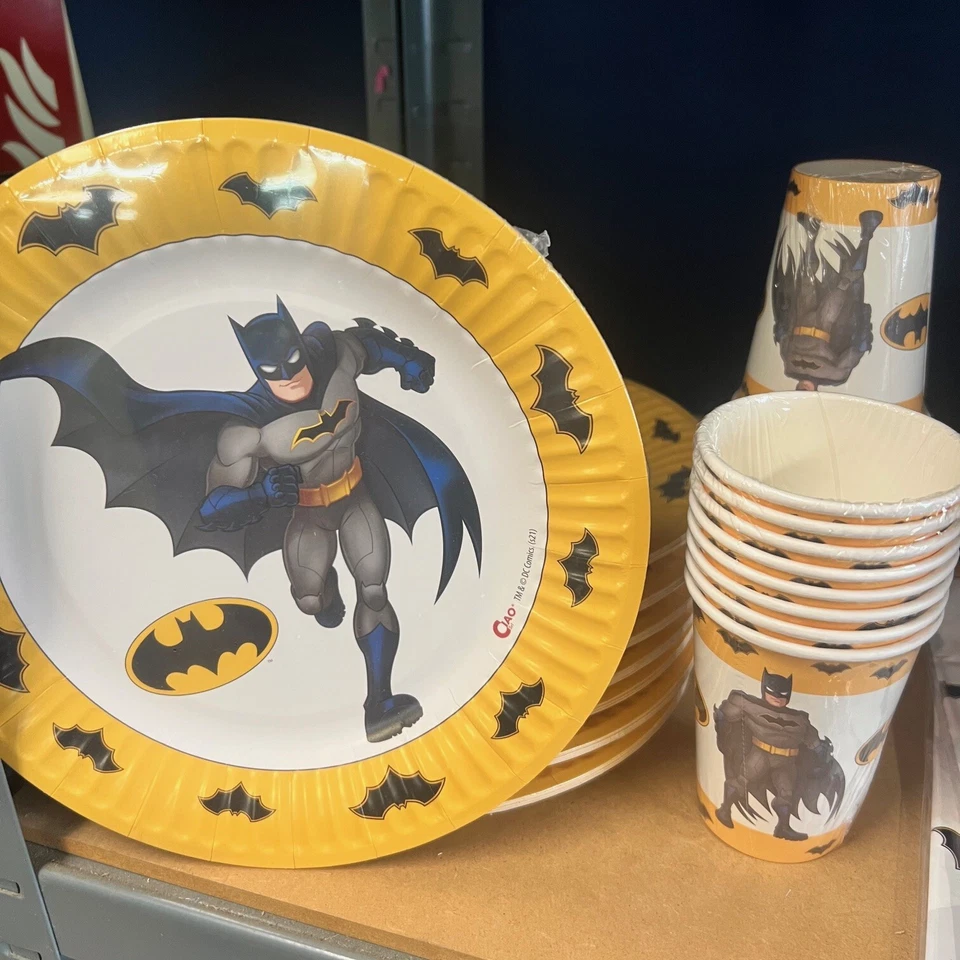 100 Pack Kindergeburtstag Party Deko + Einweggeschirr + Mitgebsel - Restposten - Bild 4 von 4