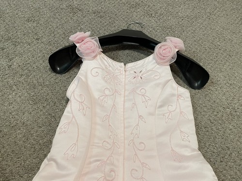 Yupi Kid TRUE Pink Full Dress Girls Size 10 In EXCELLENT shape - Picture 8 of 13