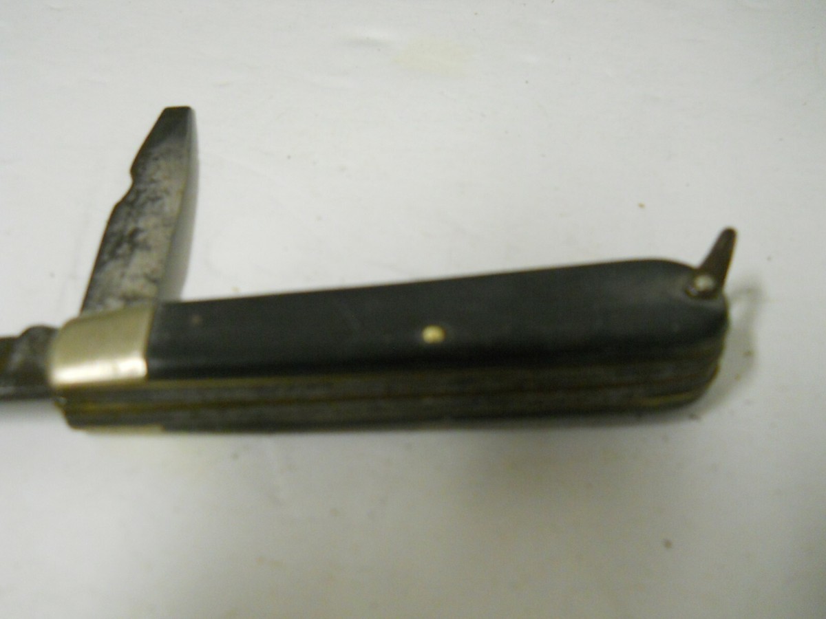Vtg Camillus New York Folding Double Blade Utility Camping Vtg Camillus New York Folding Double Blade Utility Camping