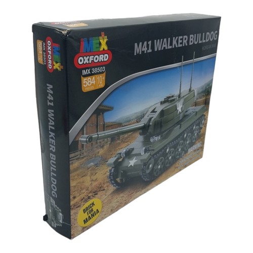 IMEX Oxford M41 Walker Bulldogge US leichter Panzer Ziegel Bauset (584 Stck.) - Bild 5 von 6