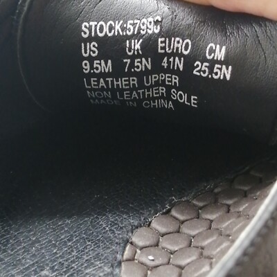 Hush Puppies Womens Oxford Dance Shoe Black Leather Lace Up Square