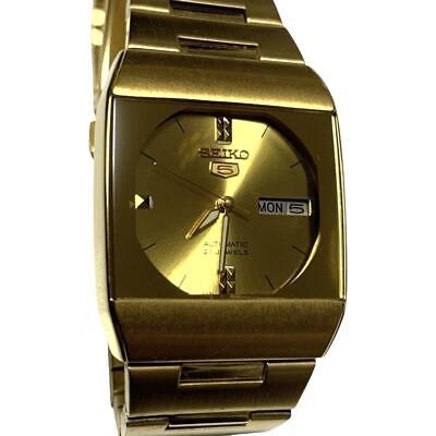 SEIKO SNY348J1 WATCH SEIKO 5 GOLD COLOR MEN'S JAPAN MADE SEIKO SNY348J1 WATCH SEIKO 5 GOLD COLOR MEN'S JAPAN MADE