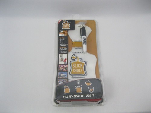 Slick Shotz Flask Kit Concealed Drinking Alcohol Heat Sealed 2017 Drink New - Picture 2 of 4