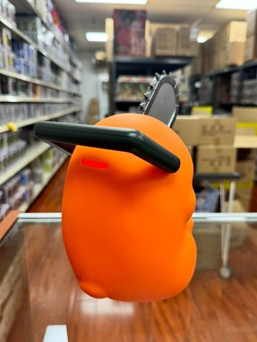 Monogramm super süßer KETTENSÄGENMANN: POCHITA Bankbüste Münzbank - Bild 4 von 8