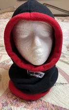 LBow Longneck Balaclava Ski Snow Face Mask Warm Black/Red Large