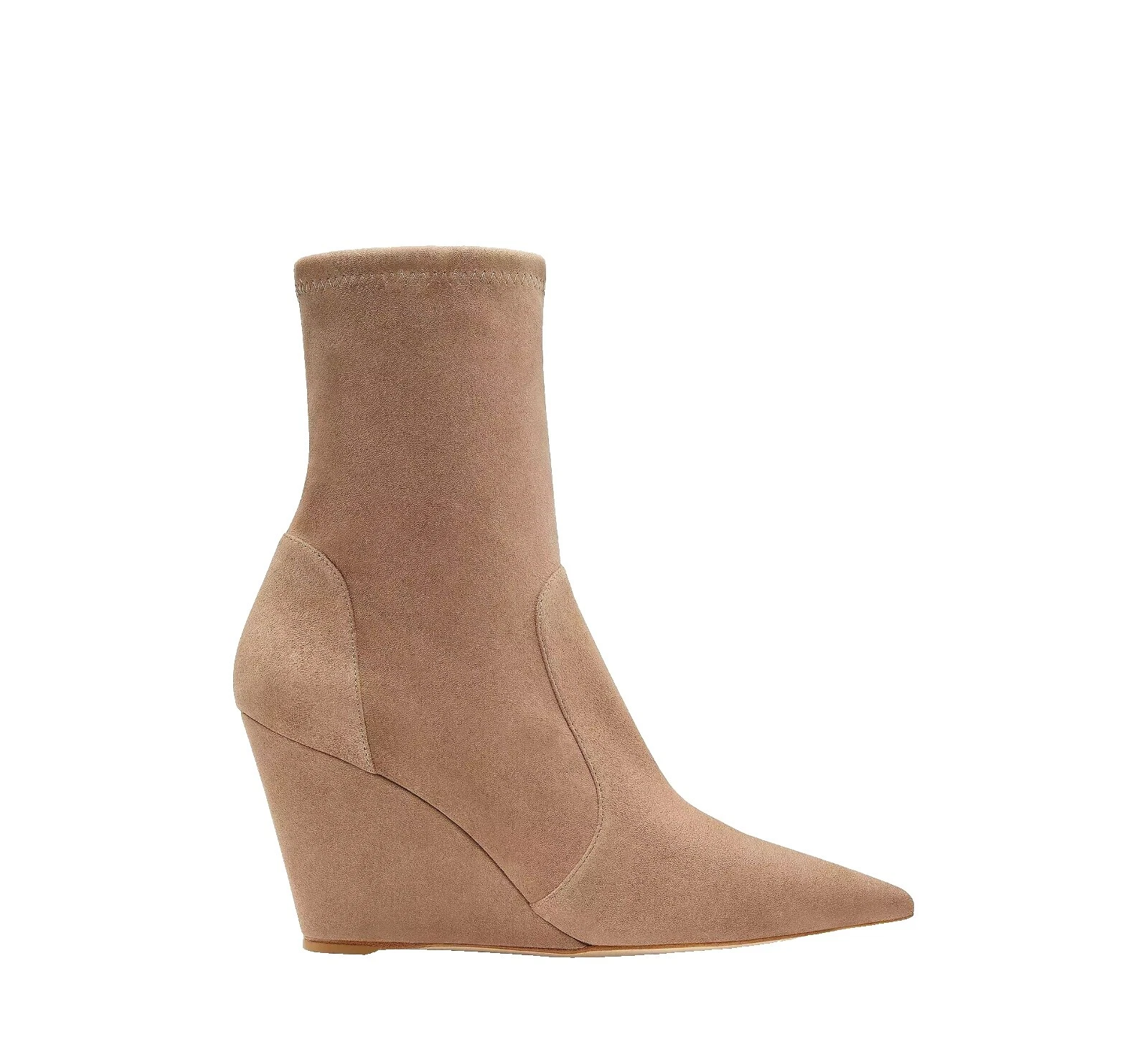 Botas para mujer Stuart Weitzman con cuña superior de cuero