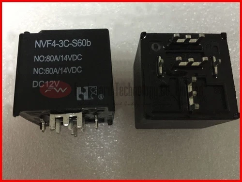 New NVF4-3C-S60b DC12V 80A Automotive Relay 5 Pin x 5pcs #E1*