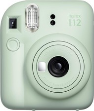 Fujifilm Instax Mini 12 Instant Film Camera, Mint Green