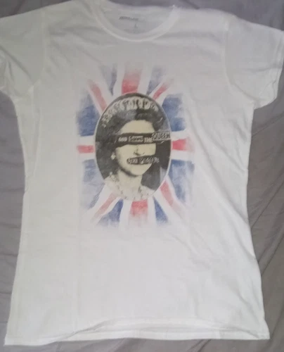 Sex Pistols ladies Large white t shirt New without tags