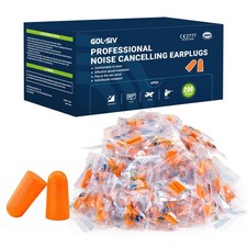 200 Pairs Foam Ear Plugs - 38dB NRR 33dB Noise Reduction Disposable Earplugs...