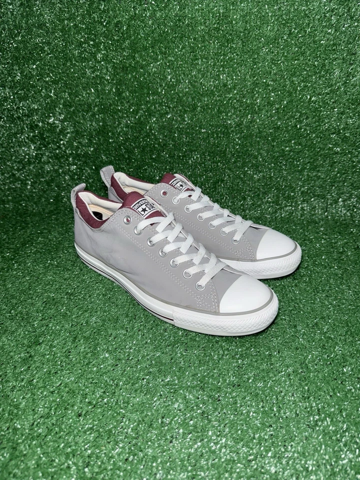 Converse CT All Star Gris Granate Cuero Hombres 9 Mujeres 11 Zapatos Informales Tenis Foto 2 de 4
