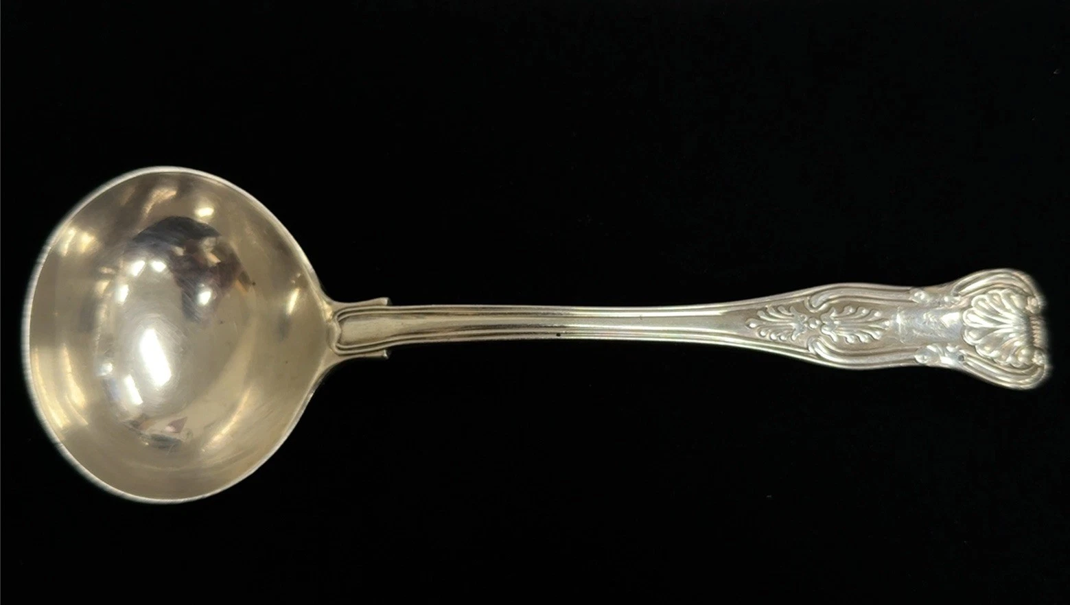 Gorham King Ⅱ 925 Sterling Silver 7” Gravy Ladle, 86.6g