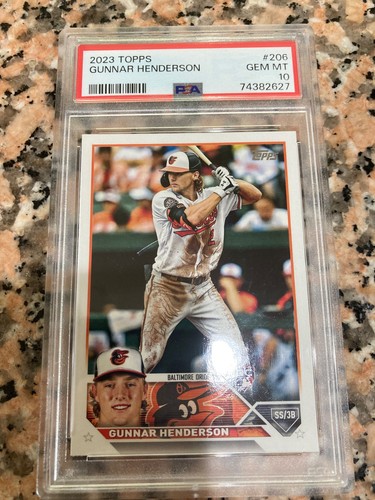2023 topps chrome gunnar henderson psa 10