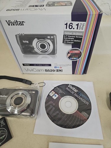 Vivitar Vivicam S529 mit Zubehör. ML4 - Bild 7 von 9