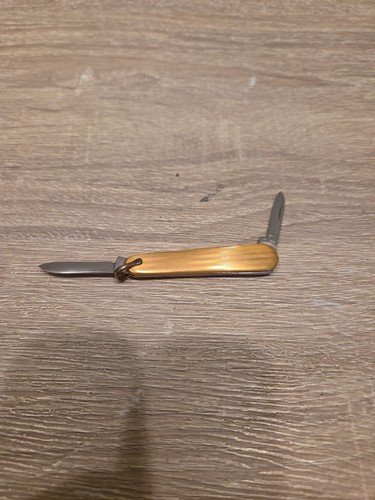 WELLS VINTAGE 1/4 12K GOLDFILLED TASCHENUHR MESSER 2 KLINGEN - SEHR SCHÖN! - Bild 3 von 10