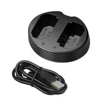 KingMa NP-FZ100 Dual Slot Micro USB Battery Charger for Sony ILCE-9 A7M3 /Lot H