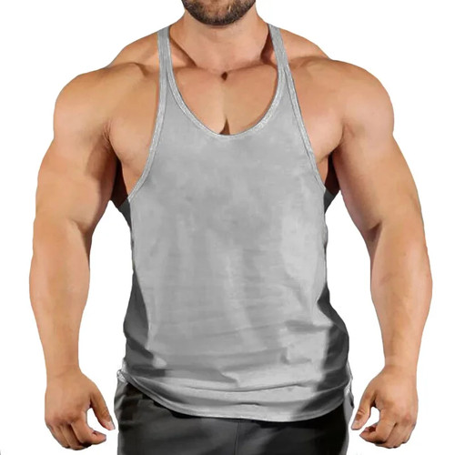Gym Man Workout Bodybuilding Shirt Men Singlets Stringer Undershirt Vests - Afbeelding 50 van 50