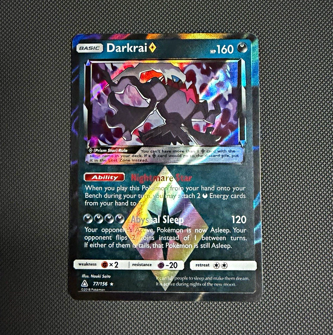 Darkrai Prism Star Pokémon TCG Cards for sale | eBay