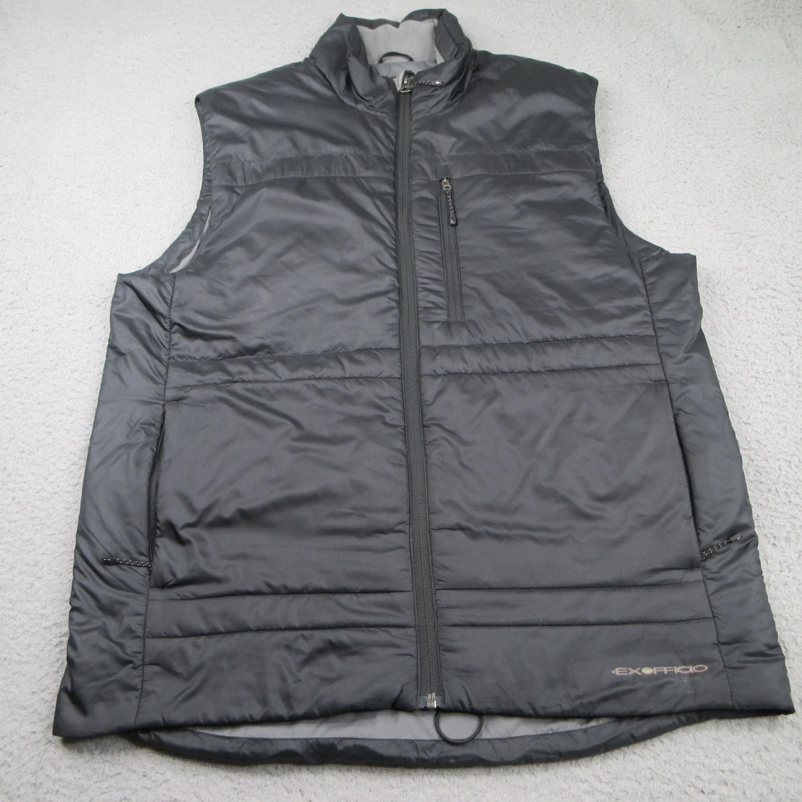 Exofficio Vest Mens Large Black Primaloft Windbraker Full Zip Quilted Outdoors
Opens in a new window