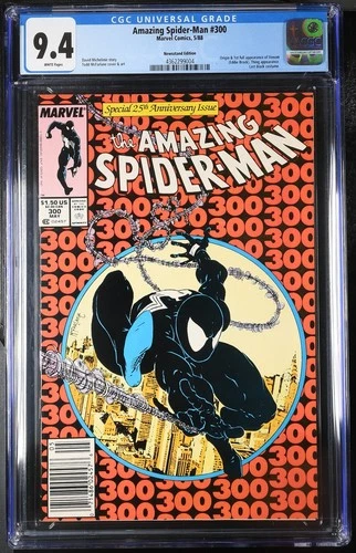 Amazing Spider-Man #300 CGC 9.4  Newsstand 1st full appearance of Venom