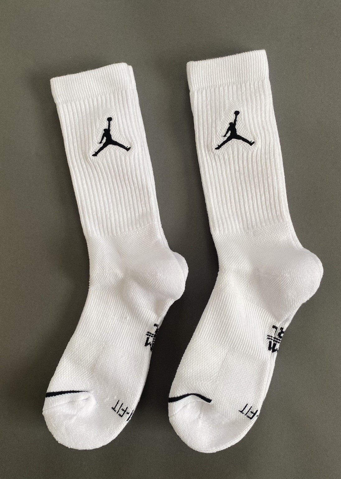 Nike Everyday Jordan jumpman Dri Fit Crew Socks Large 8-11 Uk Mens woman gift image 7