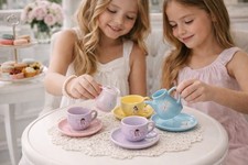 Princess Tea Partial Set Cups  Saucers Disney Parks Made In Thailand See Pics