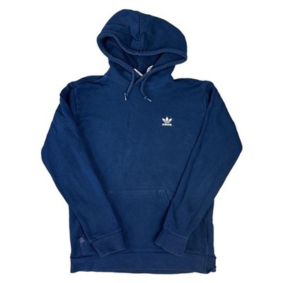 Adidas Hoodie Pullover Kängurutasche Kapuze Blau Sweatshirt Herren Medium