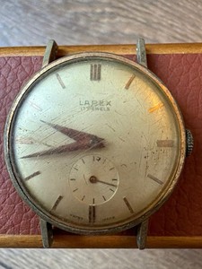 Authentic Vintage Lapex 15 Jewels Shockproof Watch Gold Plated Spares Repair Parts
