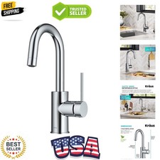 Oletto Single Handle Kitchen Bar Faucet in Chrome Finish, KPF-2600CH