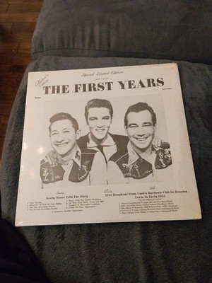 Elvis Presley THE FIRST YEARS SEALED LP Rare 1955 Live Houston Scotty Moore Limi
