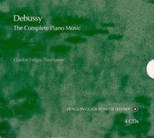 DEBUSSY - THE COMPLETE PIANO MUSIC - PENGUIN GUIDE ROSETTE WINNER - 4 CDS