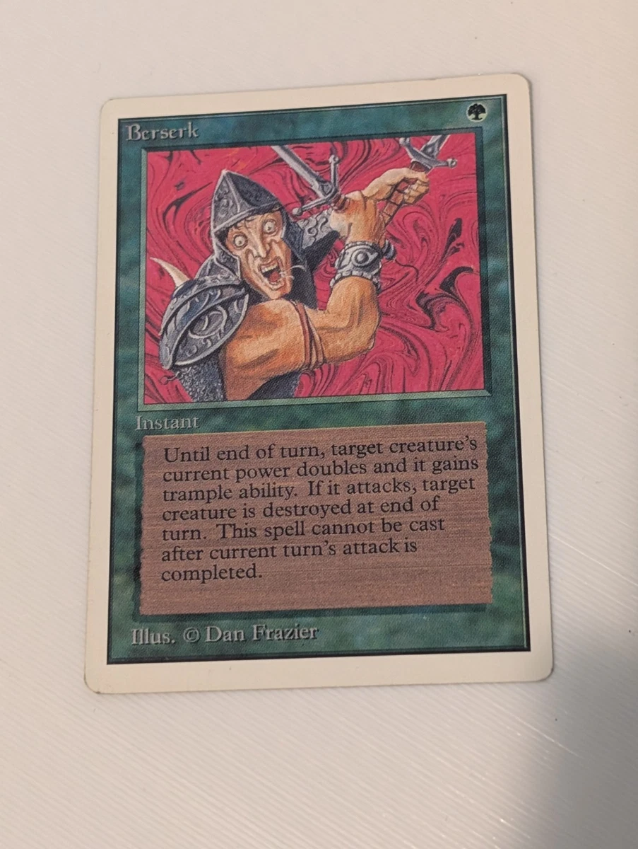 Magic: The Gathering Wizards of the Coast Berserk Individual