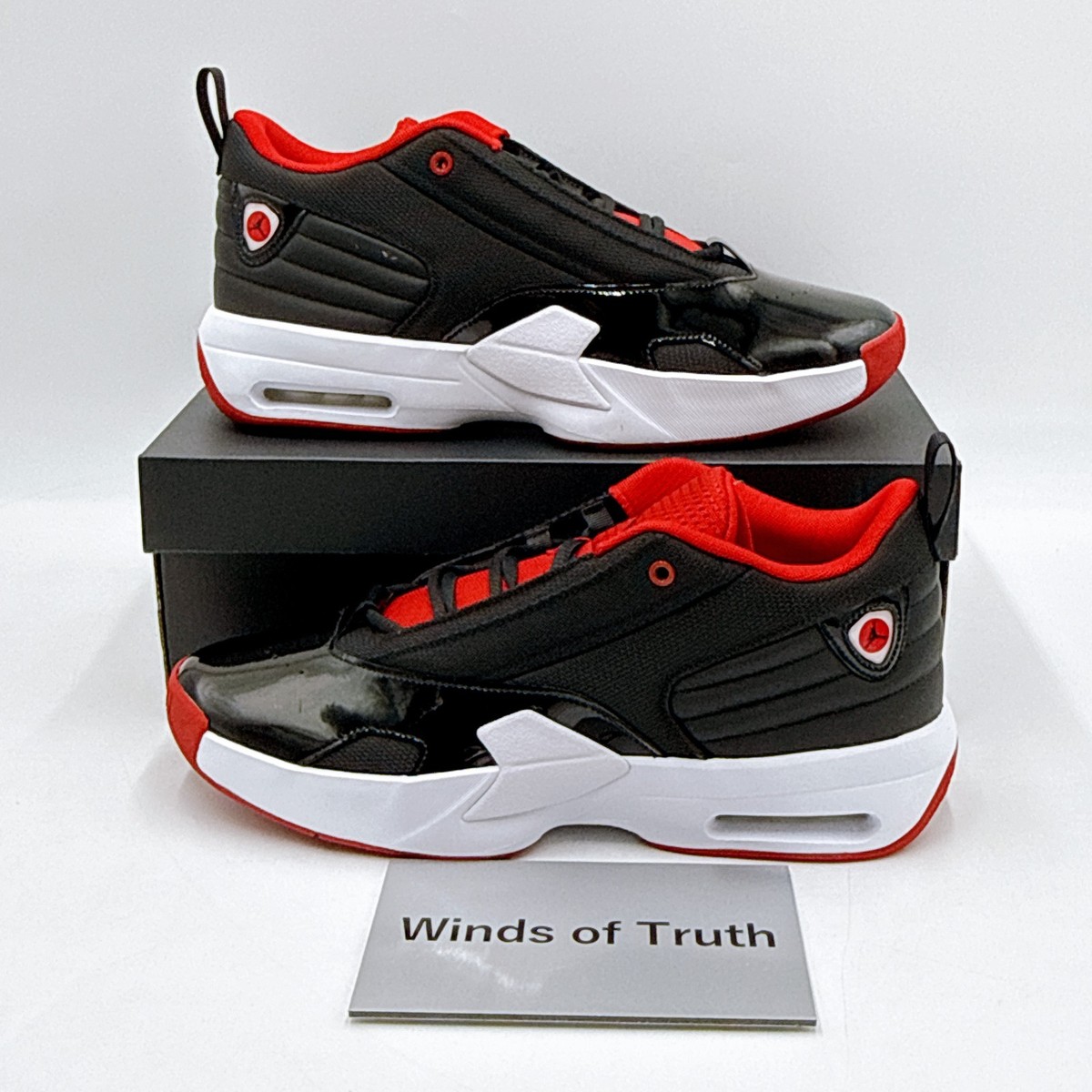 Nike Air Jordan Max Aura 6 FQ8298-006 Black Gym Red White Men