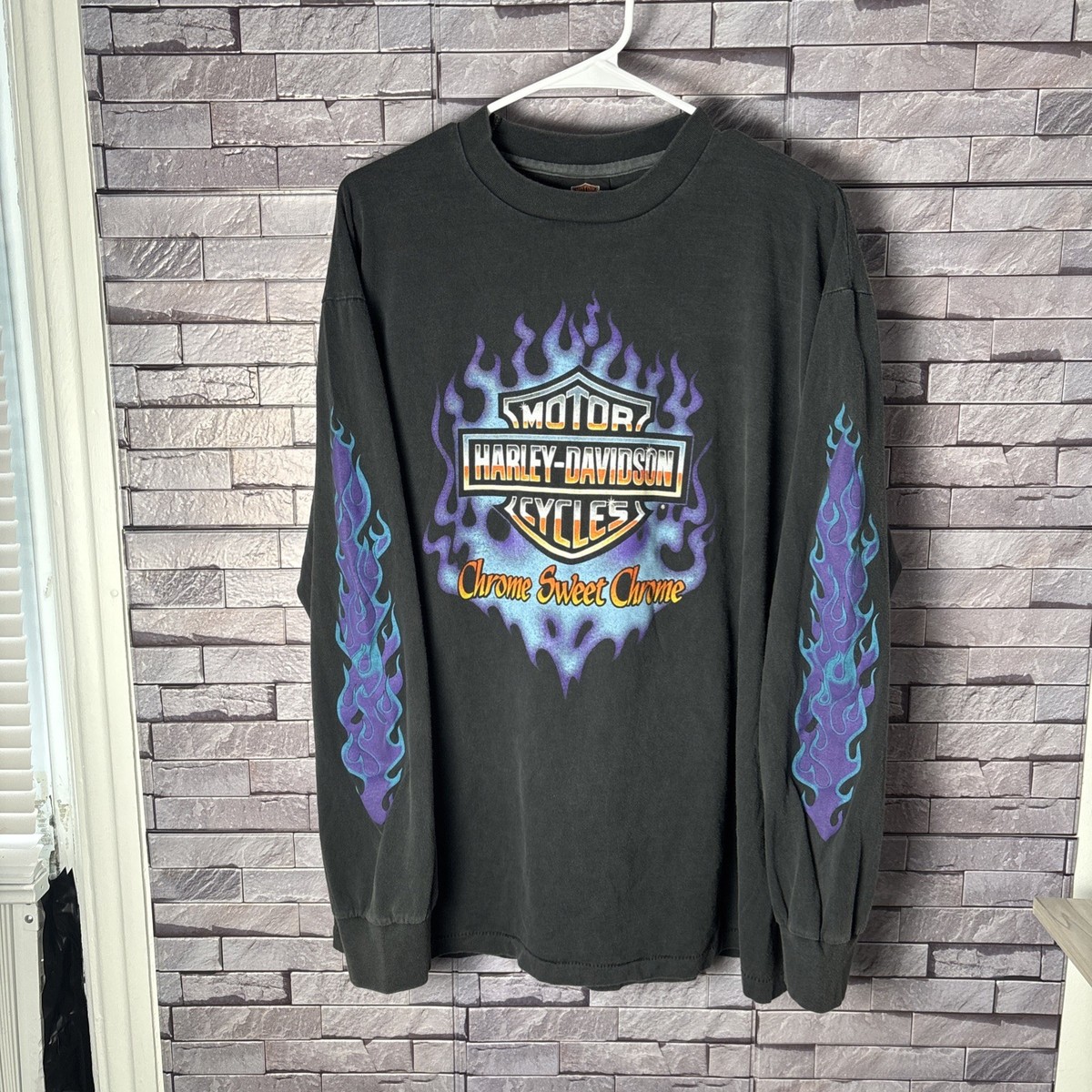 トップス Harley-Davidson Chrome Sweet Chrome XL Vintage REPRINT Harley Davidson Chrome Sweet Chrome