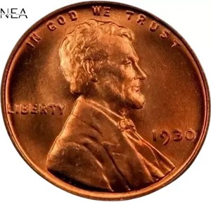 1930 Lincoln Wheat Penny Cent ~ Gem BU (red)