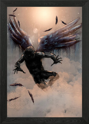 Ikarus gerahmtes Wandbild Poster Leinwanddruck Bild