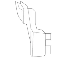 Genuine Nissan Driver Left Head Lamp Light Bracket 26092-3SG2A