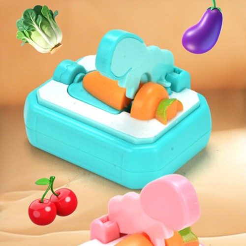 Mini portachiavi simulazione carota taglio divertente portatile compatto antistress A5M4 - Foto 5 di 28
