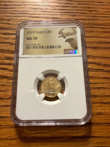 2024 G$5 American Gold Eagle NGC MS70