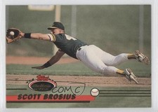 1993 Topps Stadium Club Scott Brosius #62 0a1