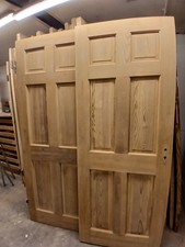 A set of 6 panel internal doors