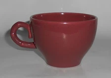 Metlox Pottery Poppy Trail Mauve/Dusty Rose Ivy/Modern Shape Cup